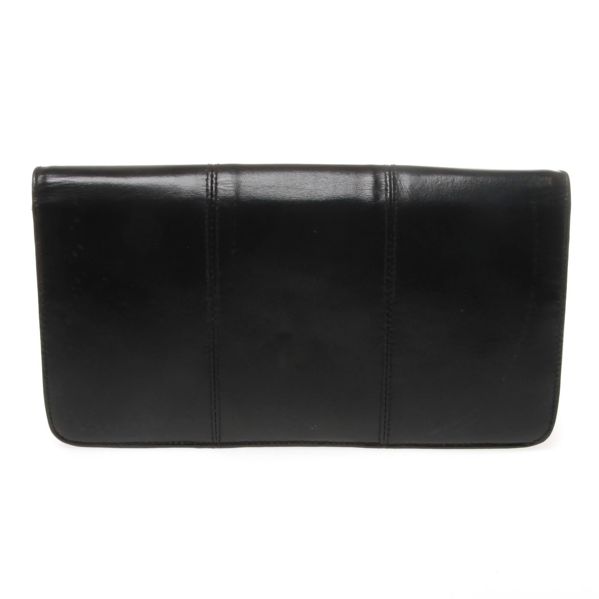 Black Christian Dior black clutch