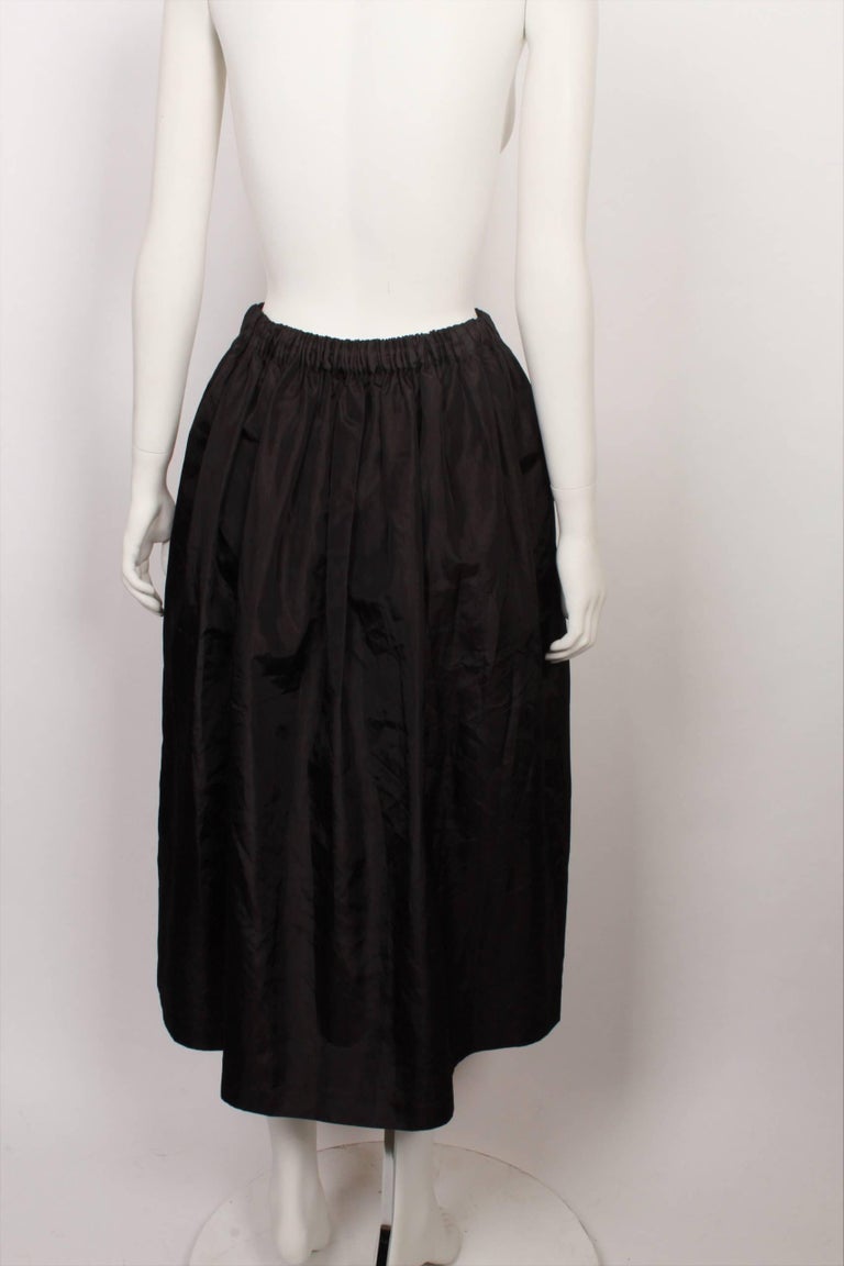 Comme des Garcons Robe de Chambre Skirt With Front Scallop Detail For ...