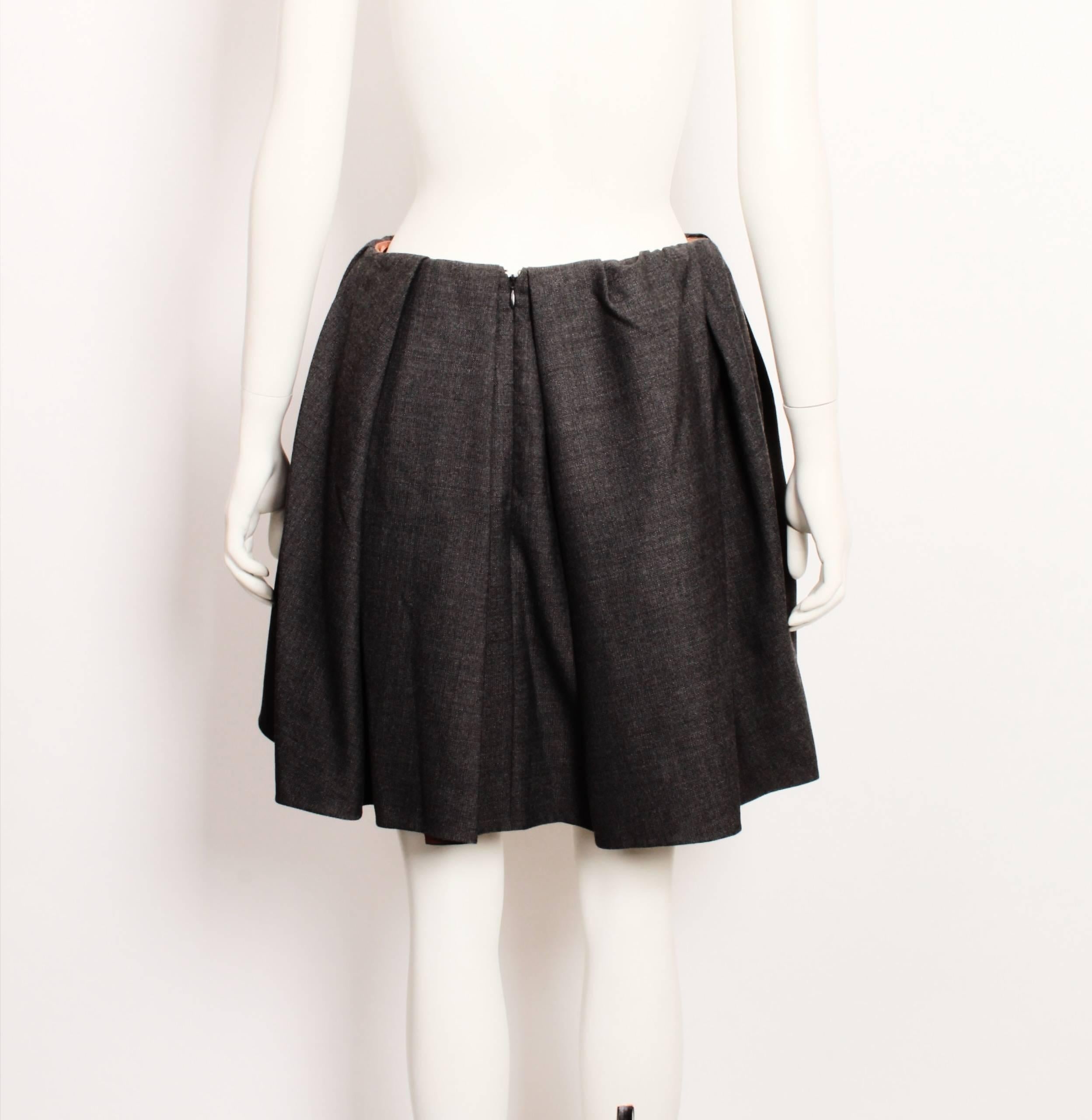 Black Carven Mini Skirt For Sale