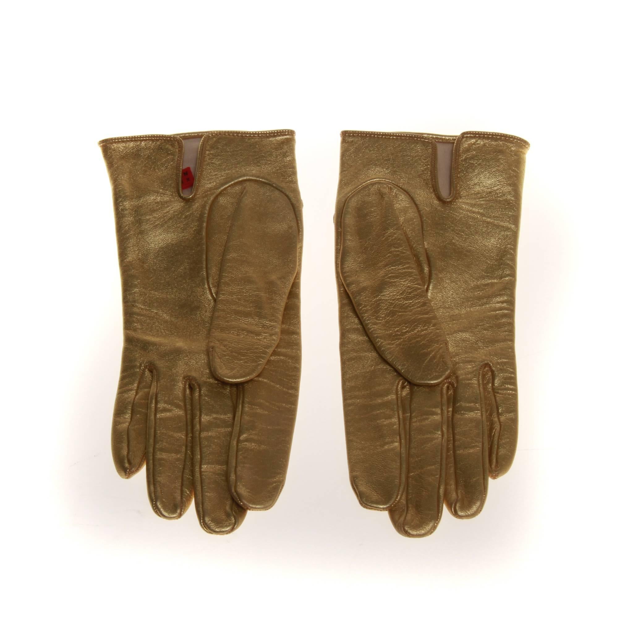 Brown Christian Lacroix Vintage Gloves For Sale