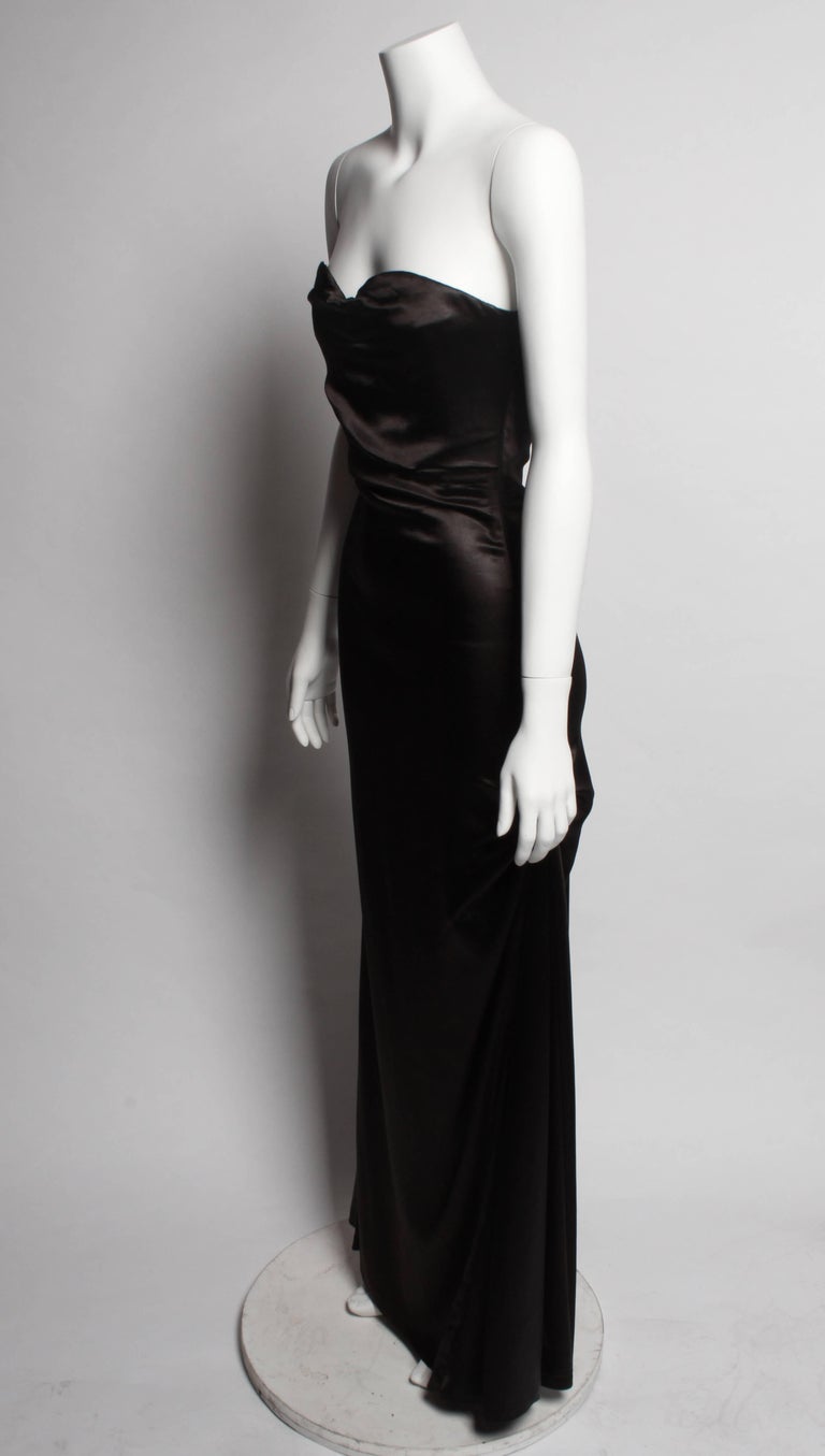 sir vivienne strapless gown