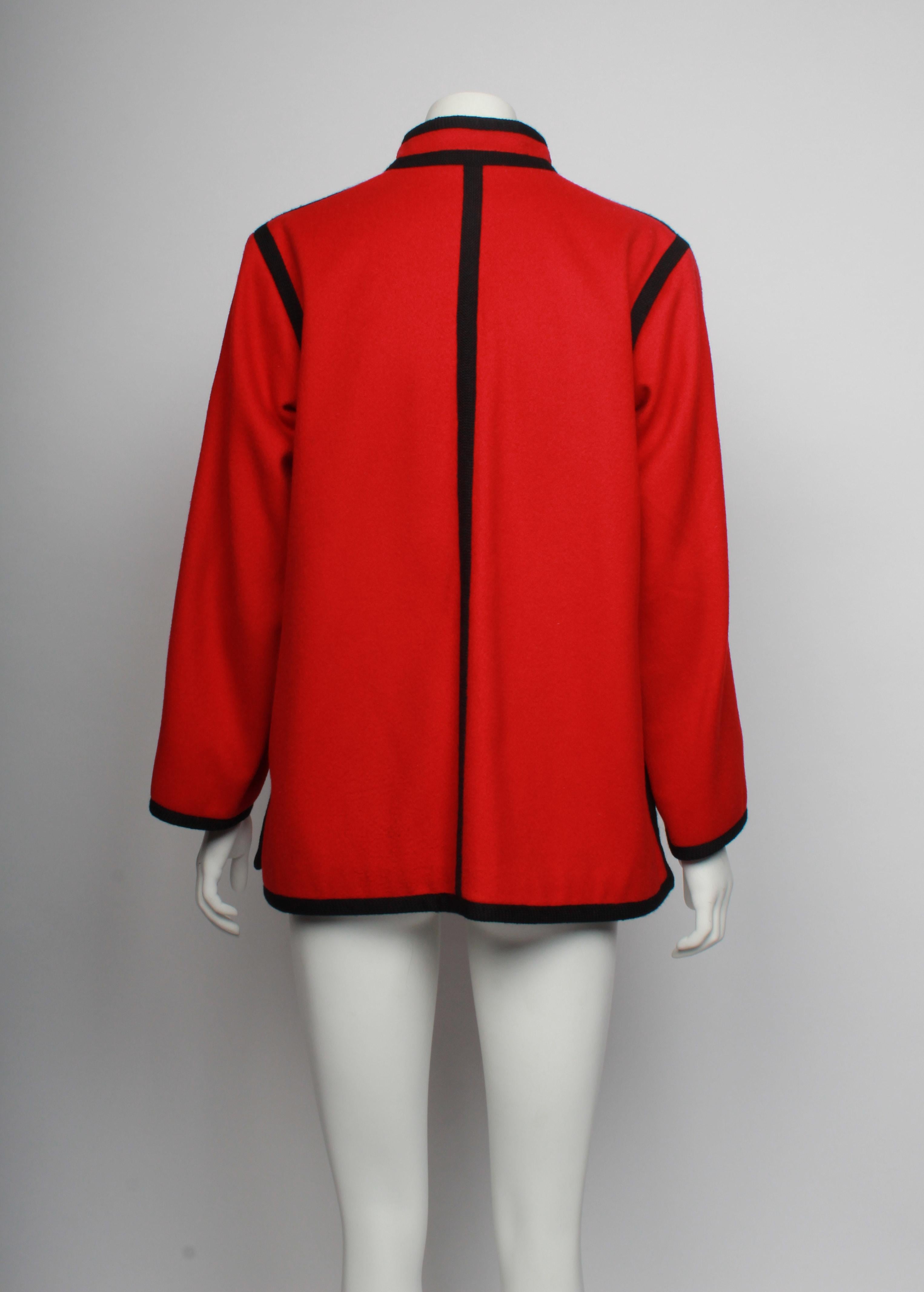 Saint Laurent Mandarin Collar Jacket In Good Condition For Sale In Melbourne, Victoria