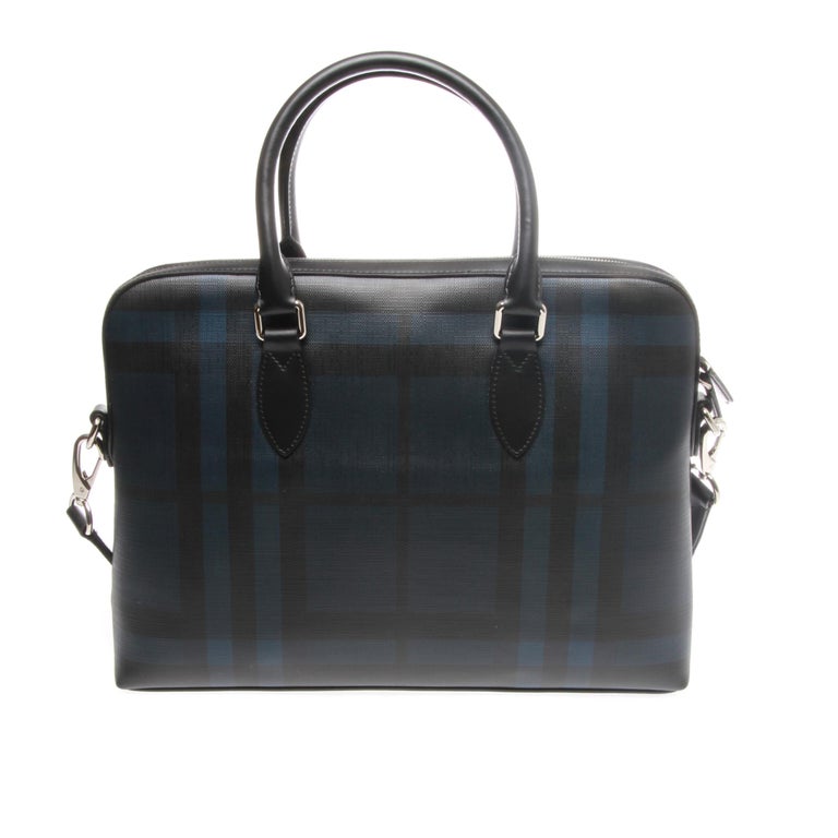 Burberry London Check Collection Barrow Simple Briefcase For Sale at