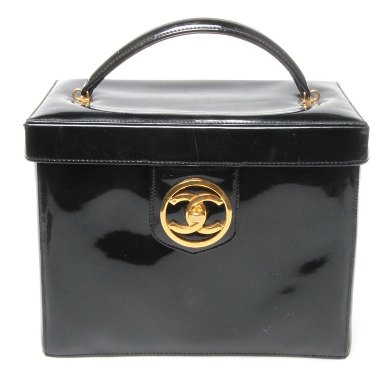 Chanel patent leather makeup case at 1stDibs alexander wang, chanel