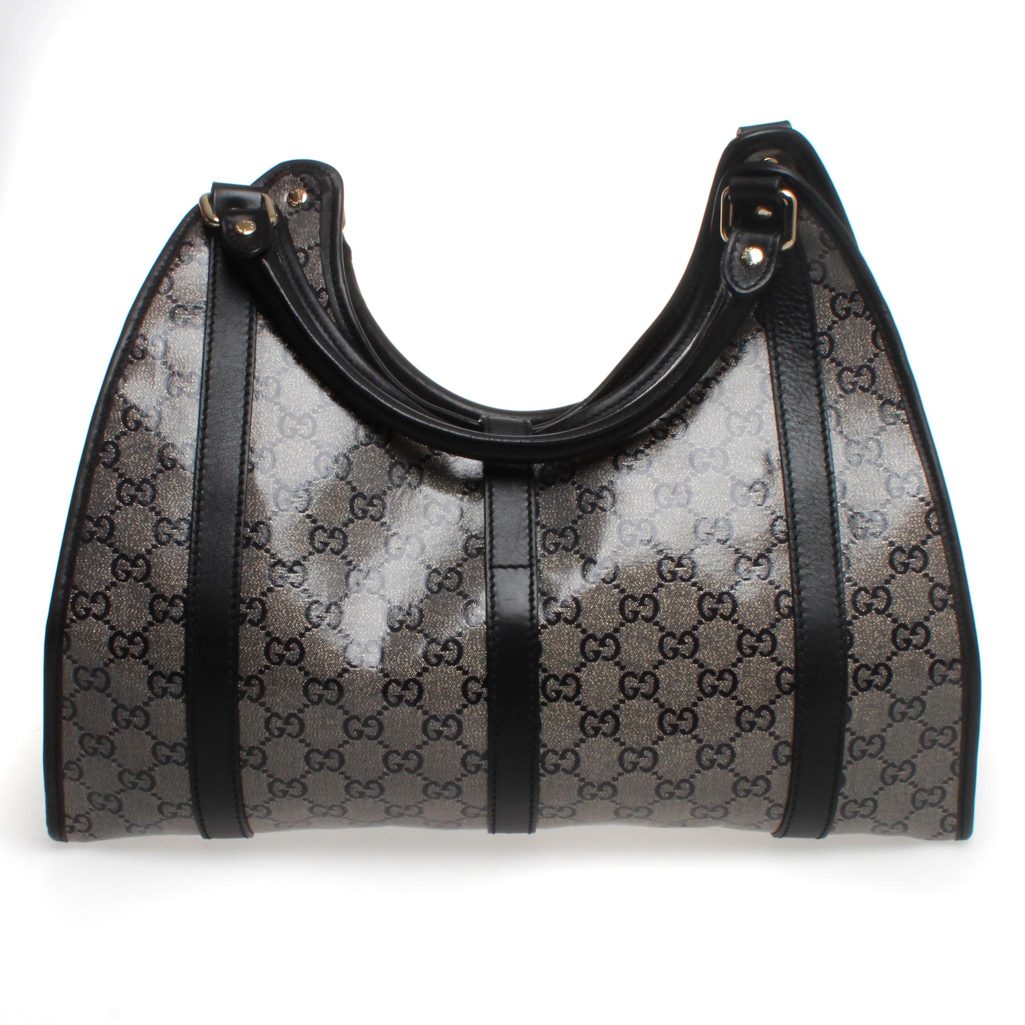 Black Gucci Joy Hobo coated handbag