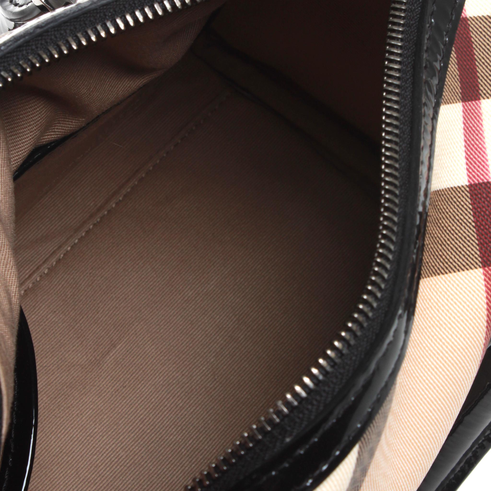 Burberry Chester Nova Check Top Handle Handbag  In Good Condition In Melbourne, Victoria