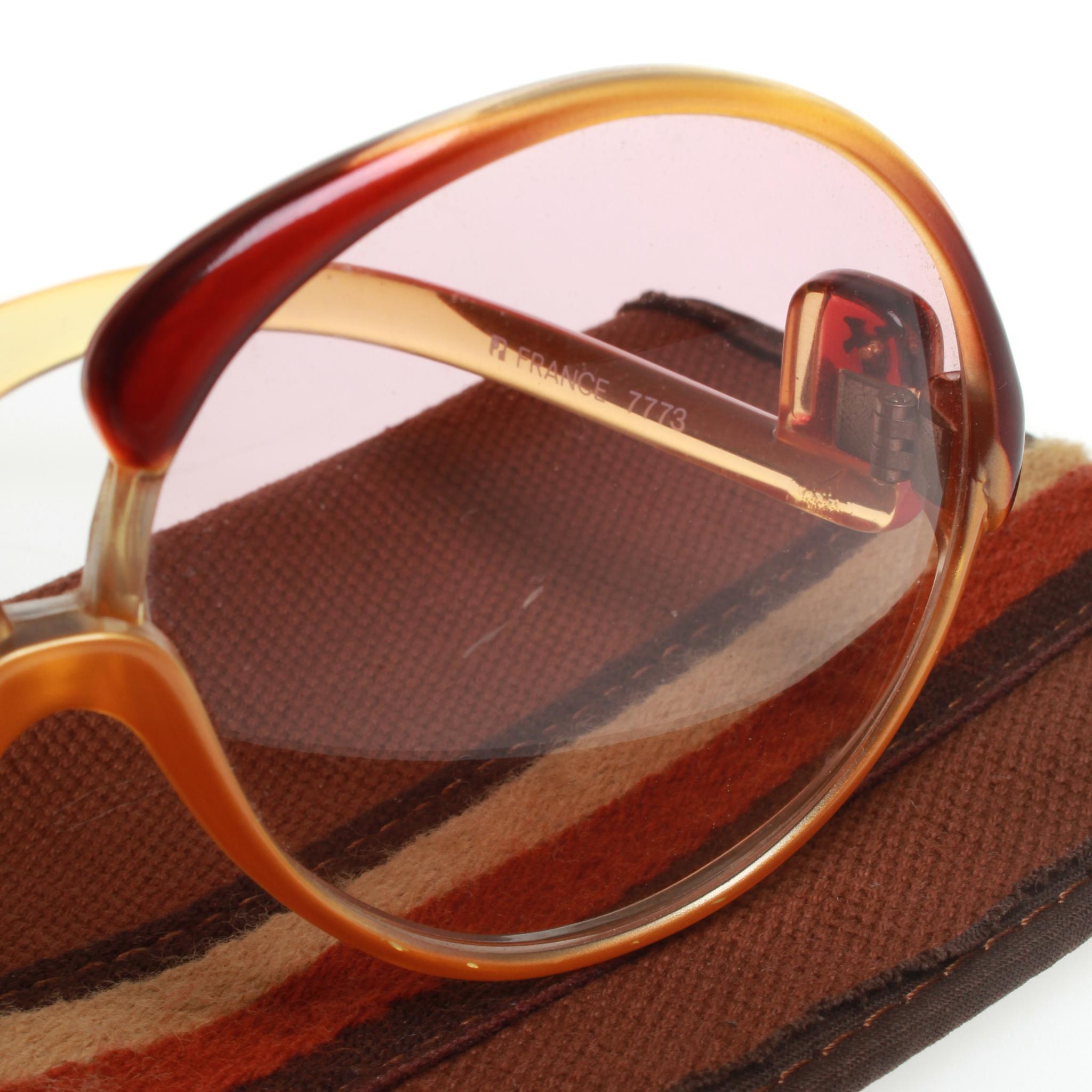 Vintage 1970s YSL Yves Saint Laurent Sunglasses For Sale 1