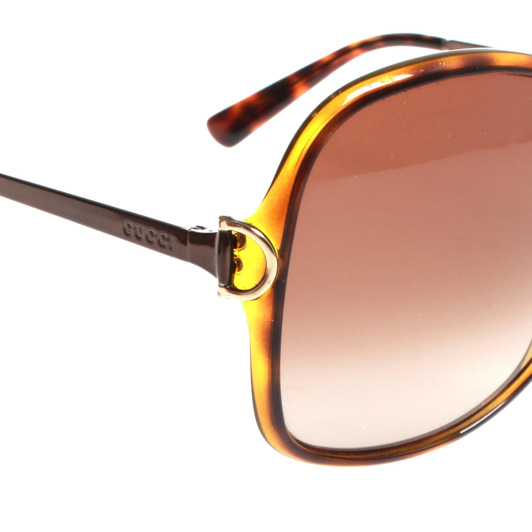Women's Gucci brown tortoiseshell sunglasses 