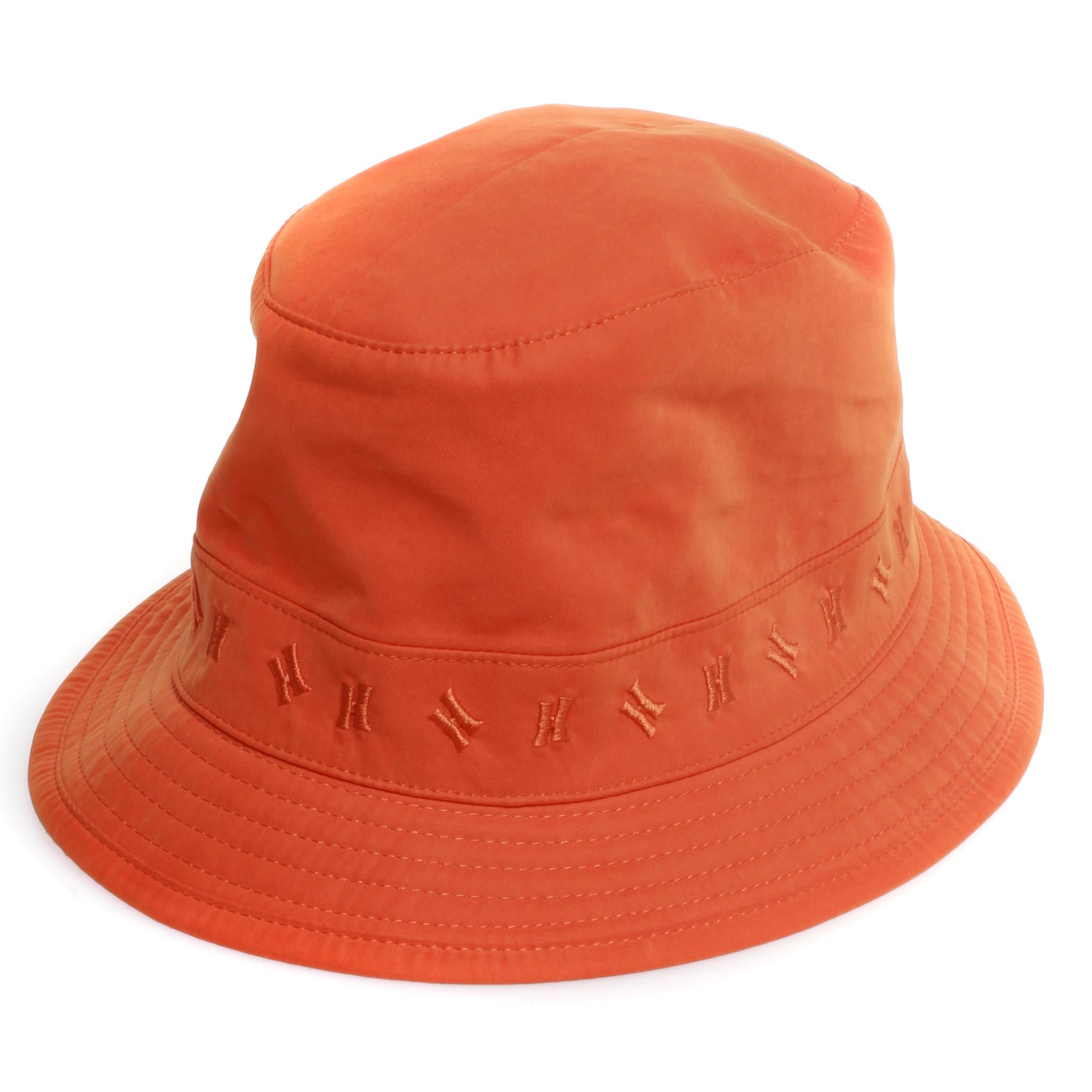 hermes orange hat