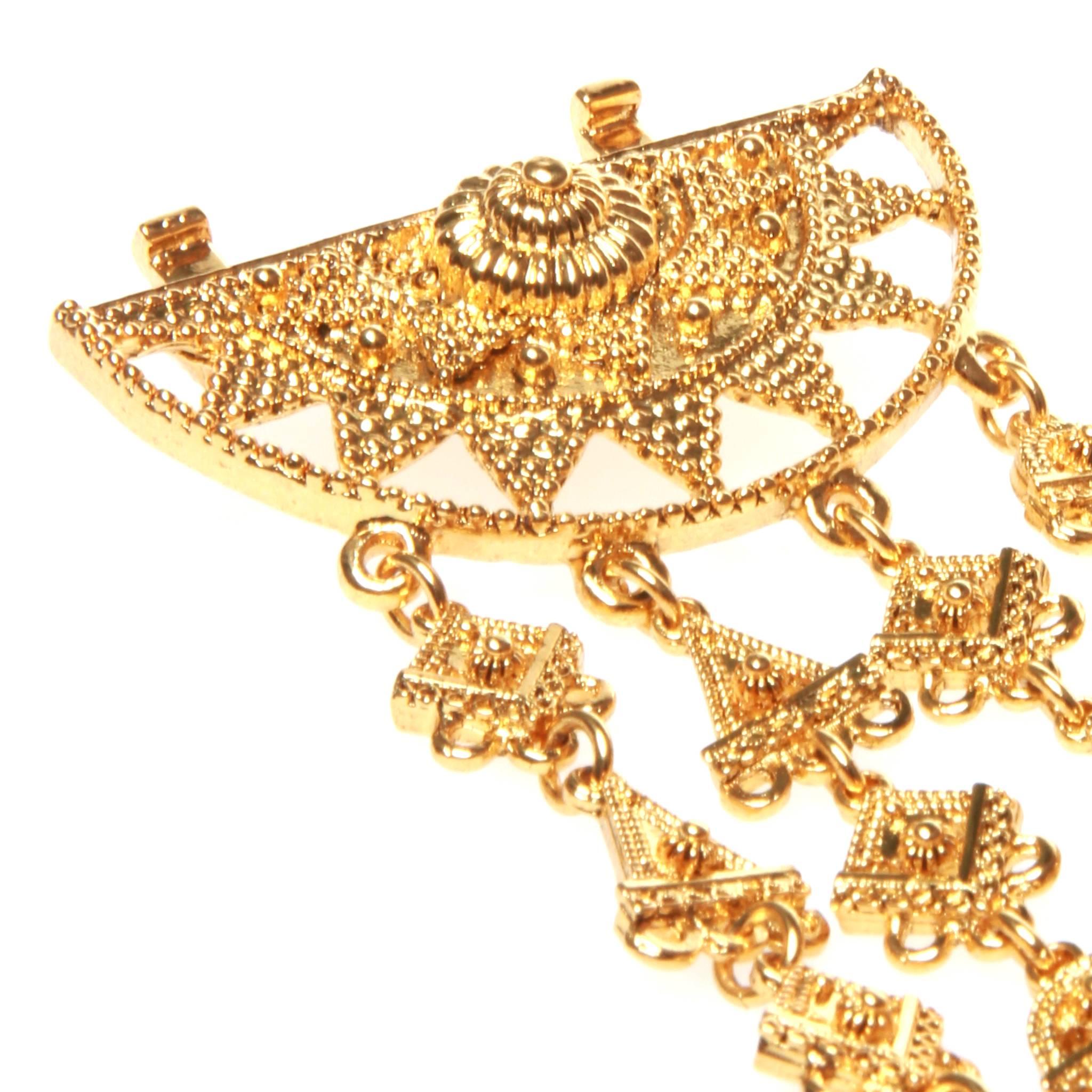Women's or Men's Oscar De La Renta Gold-tone Multi-Strand Bracelet