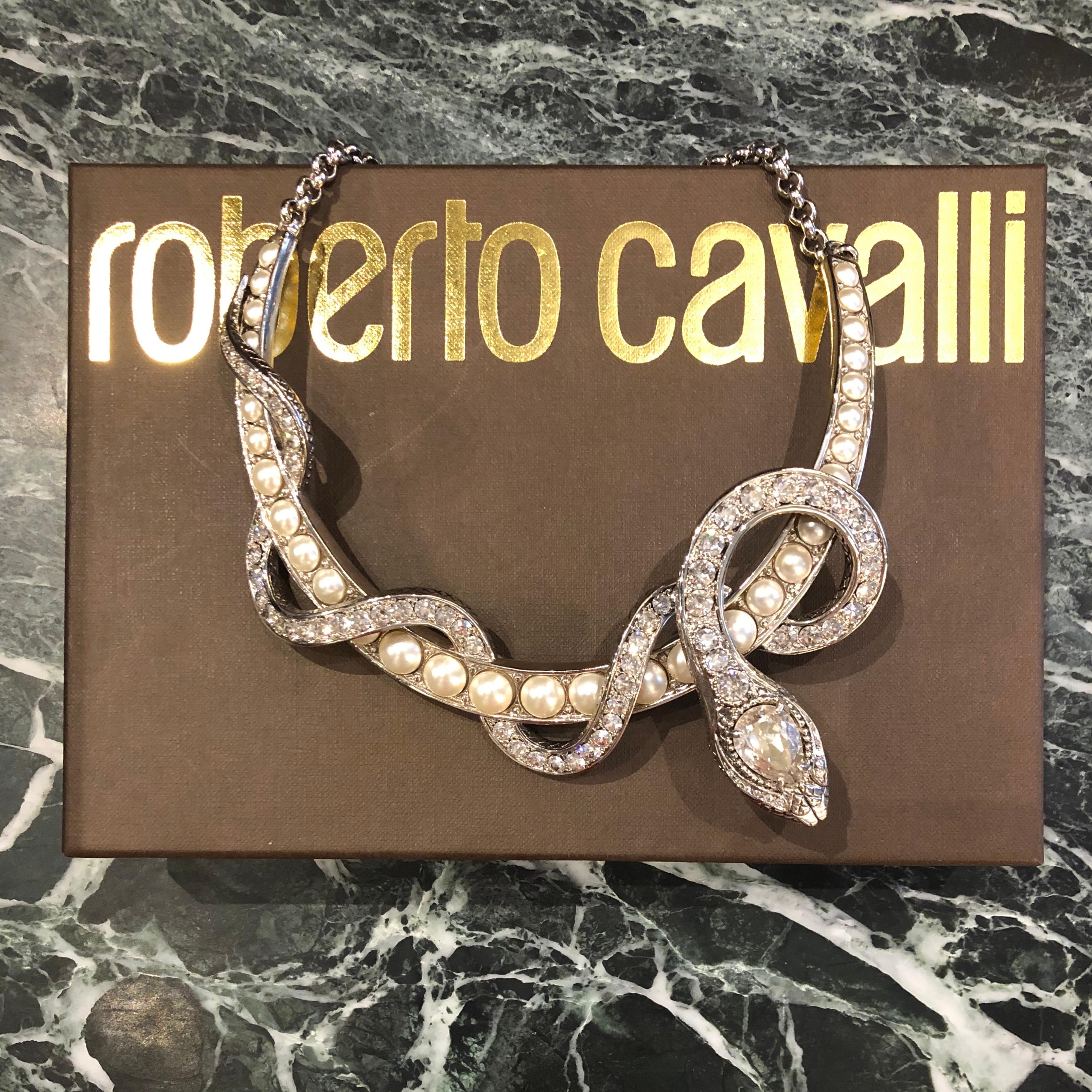 swarovski snake necklace