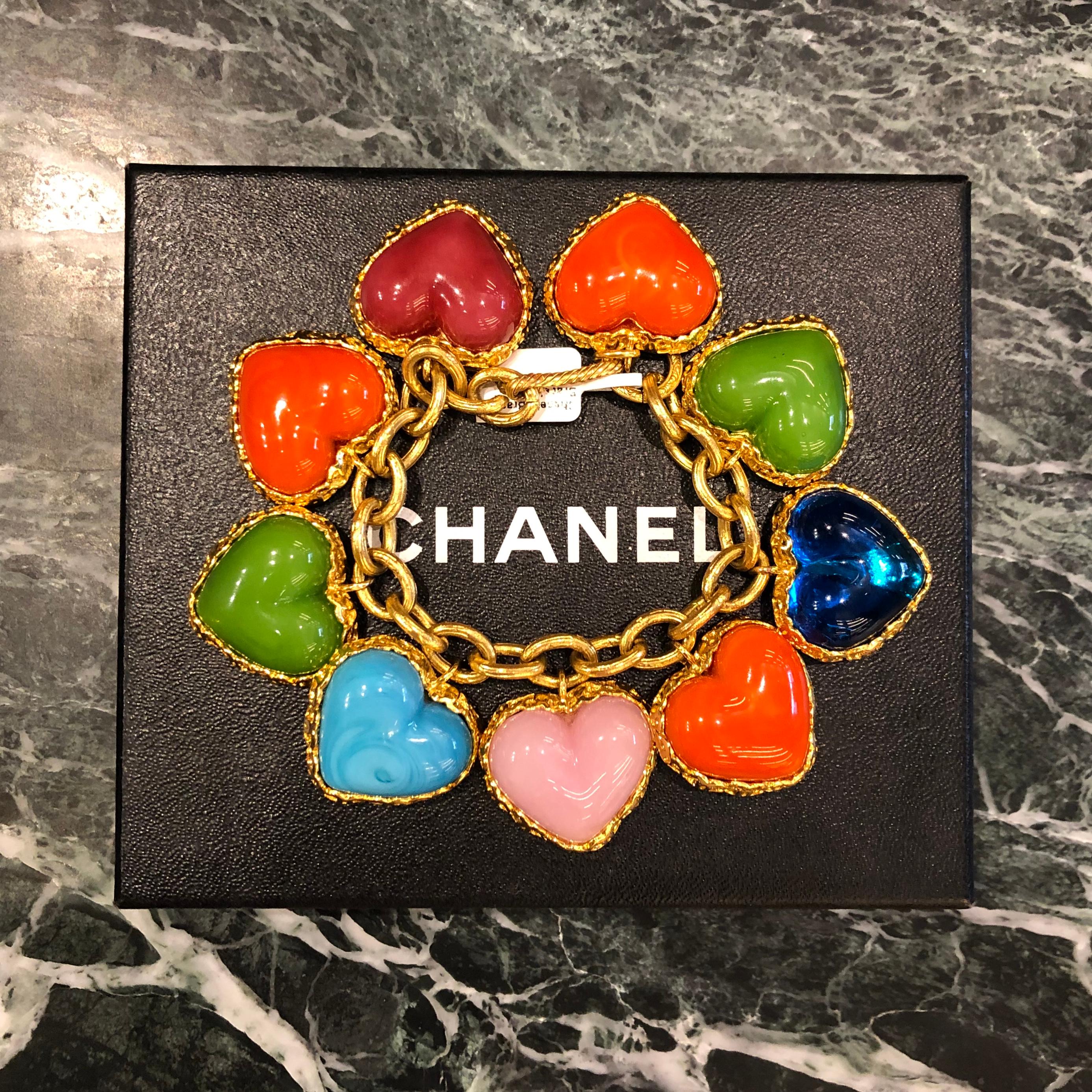 chanel heart bracelet