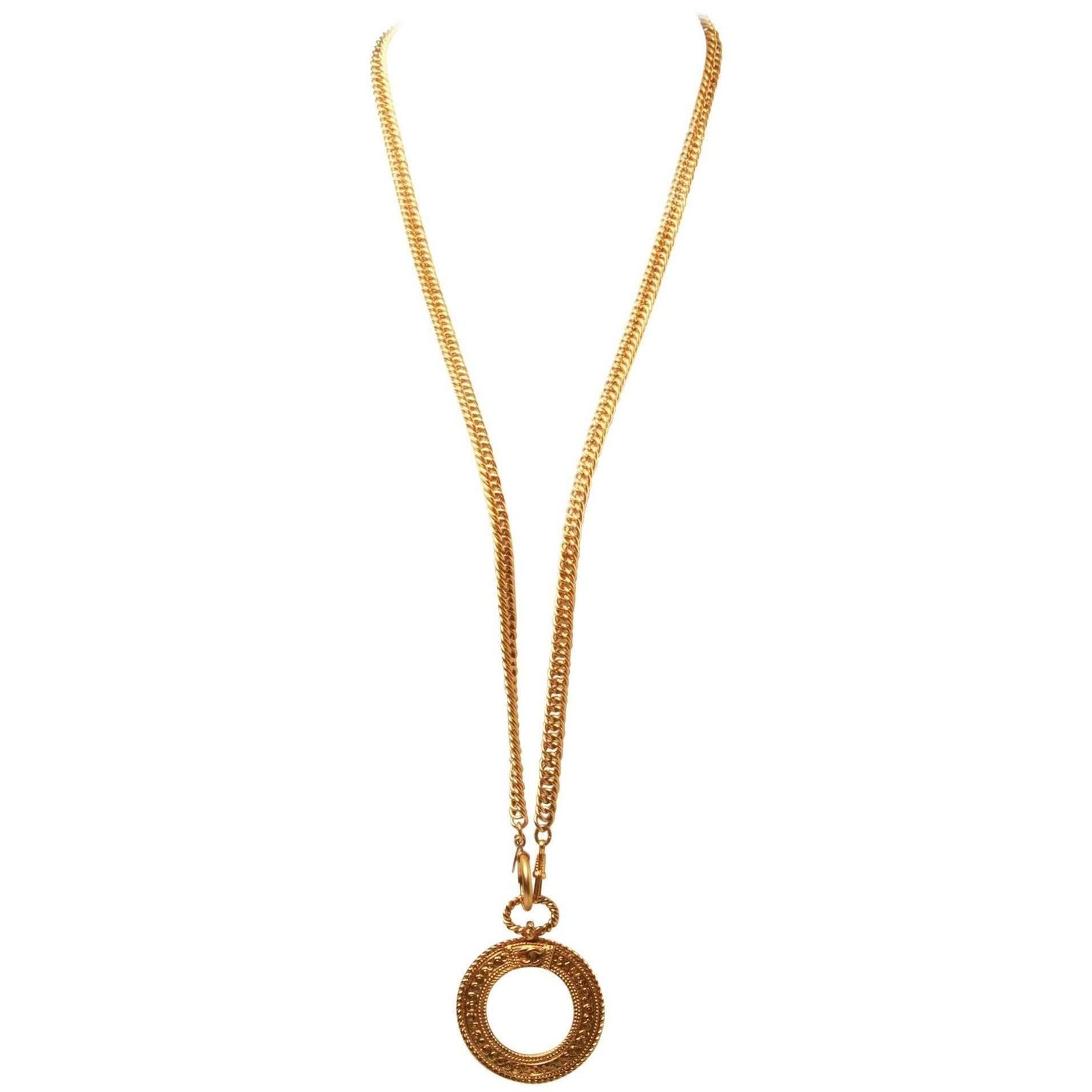 Vintage Chanel Loupe Necklace