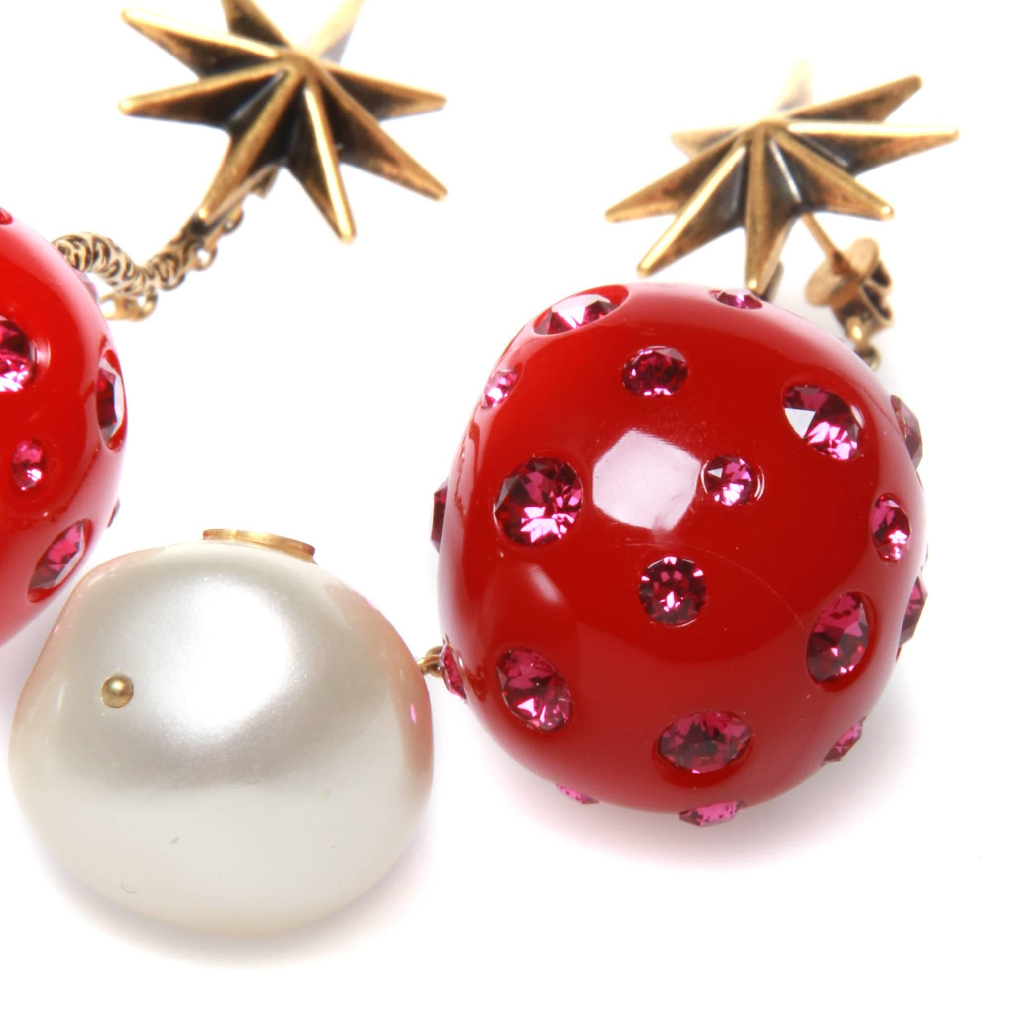 Gucci Cherry Drop Earrings at 1stDibs | gucci cherry earrings, gucci drop  earrings