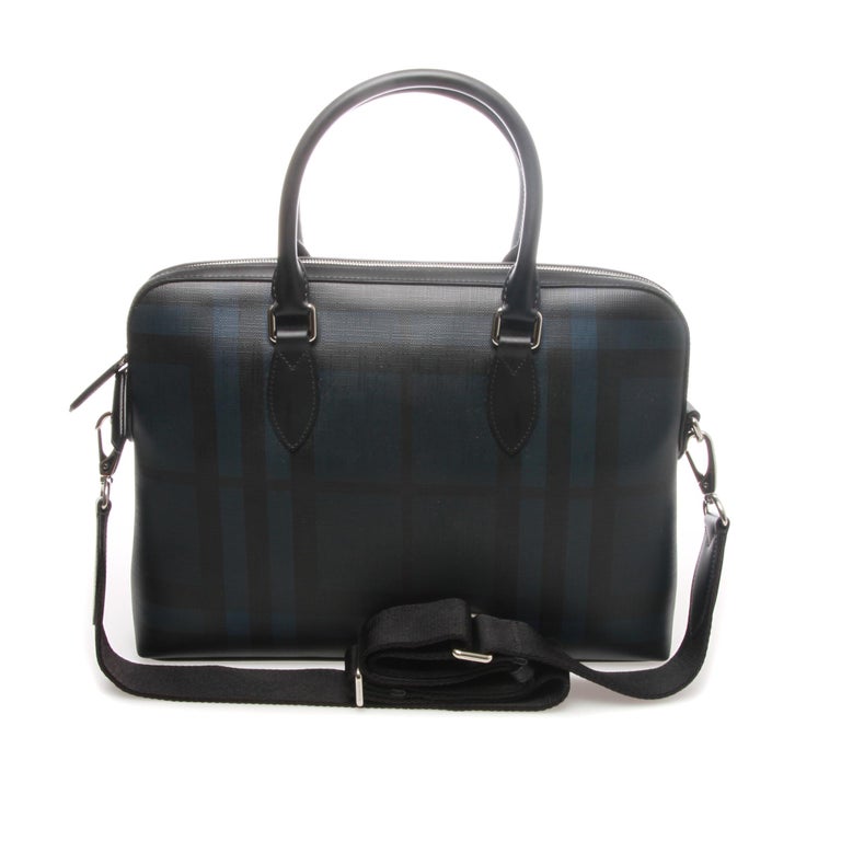 Burberry London Check Collection Barrow Simple Briefcase For Sale at