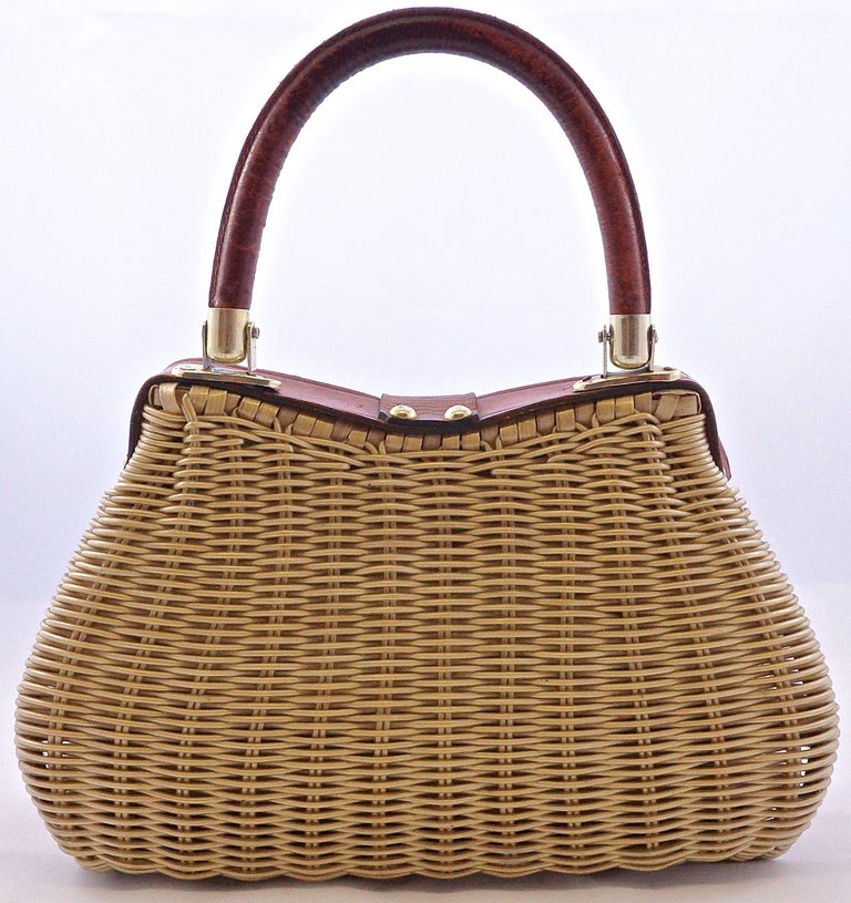 Vintage wicker handbags sale