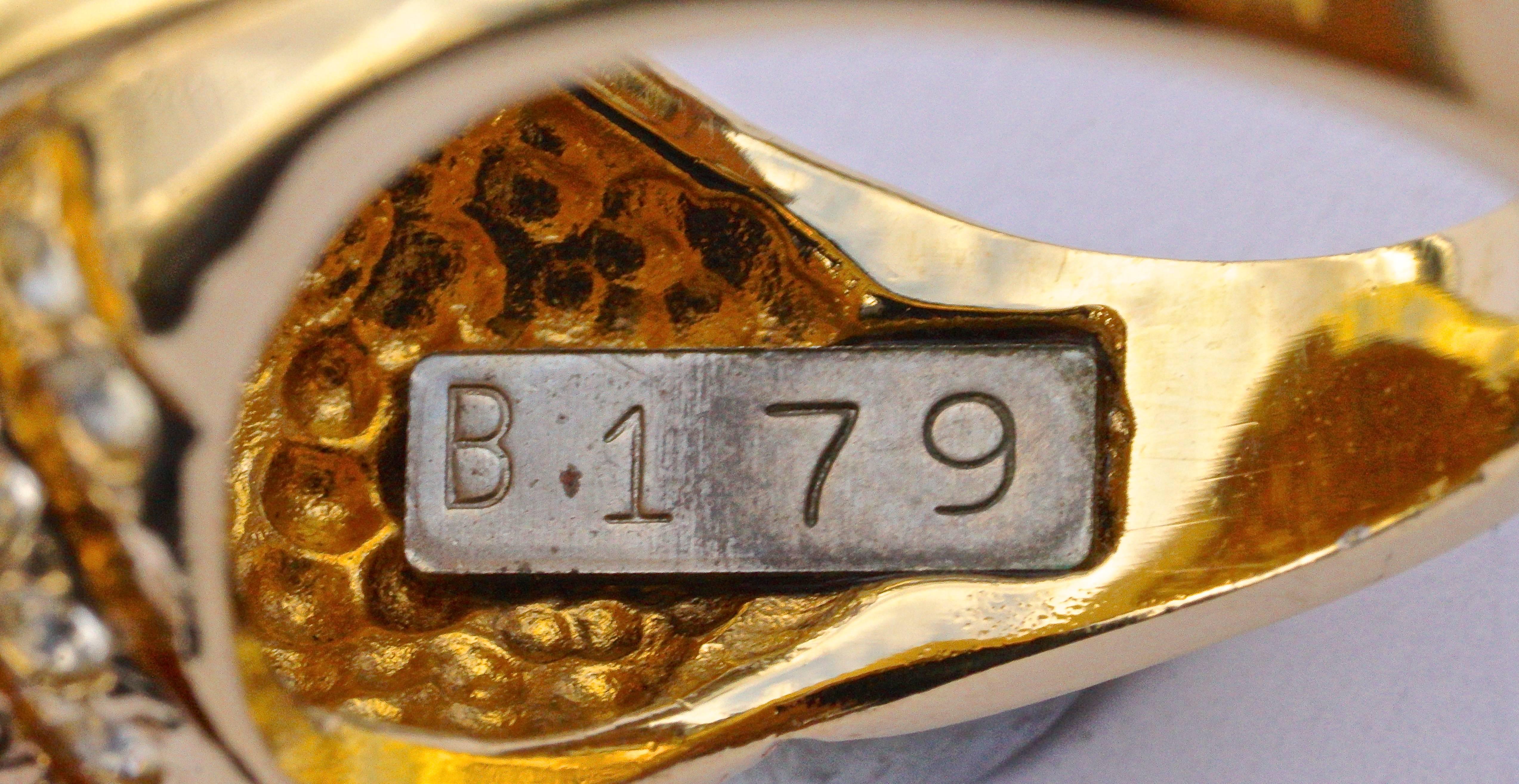 Art Deco 89 Gold Plated and Crystal Vintage Ring at 1stDibs art deco