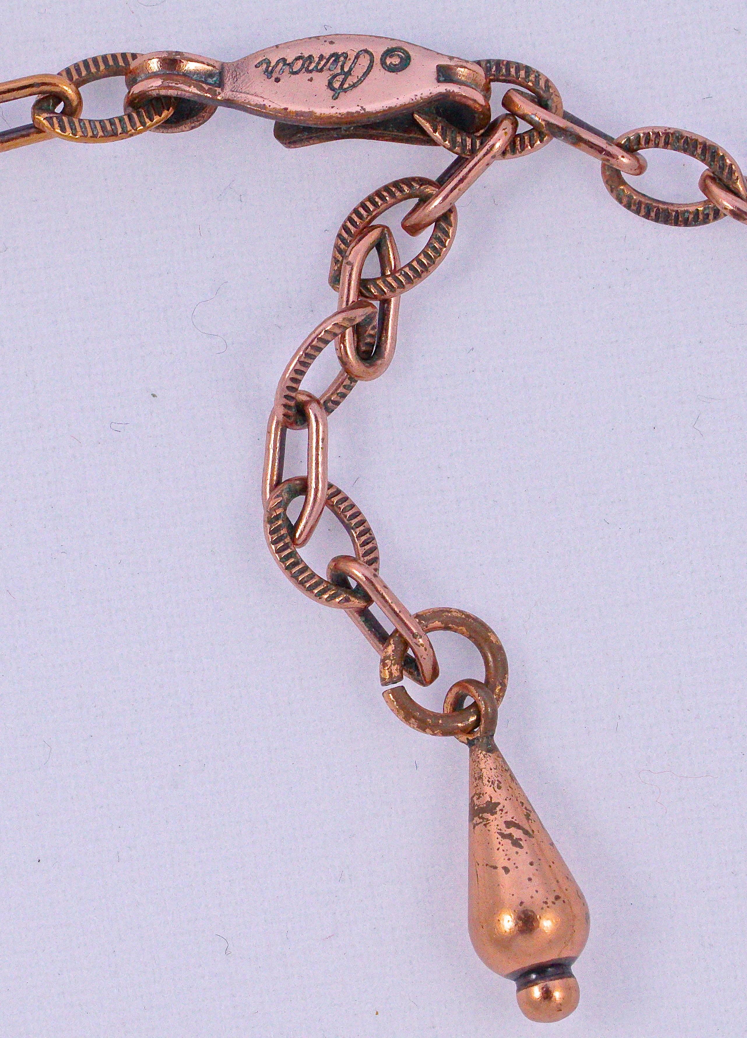 copper necklace chain