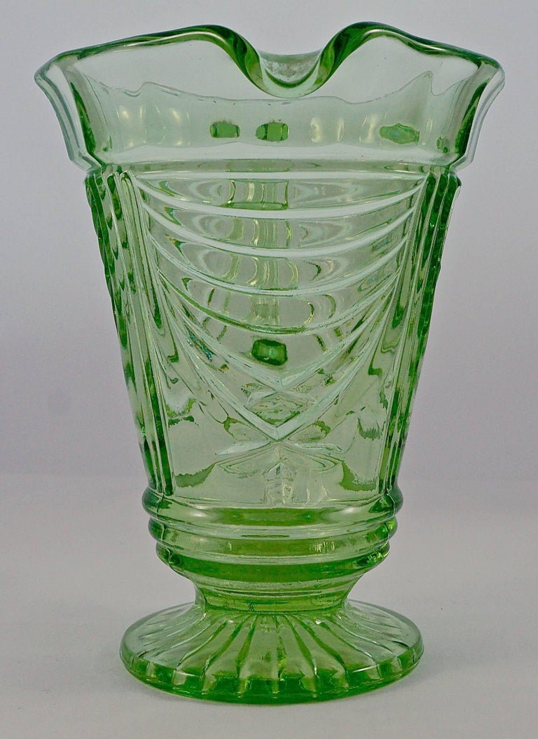 Sowerby Green Art Deco Pressed Glass Jug at 1stDibs sowerby glass for