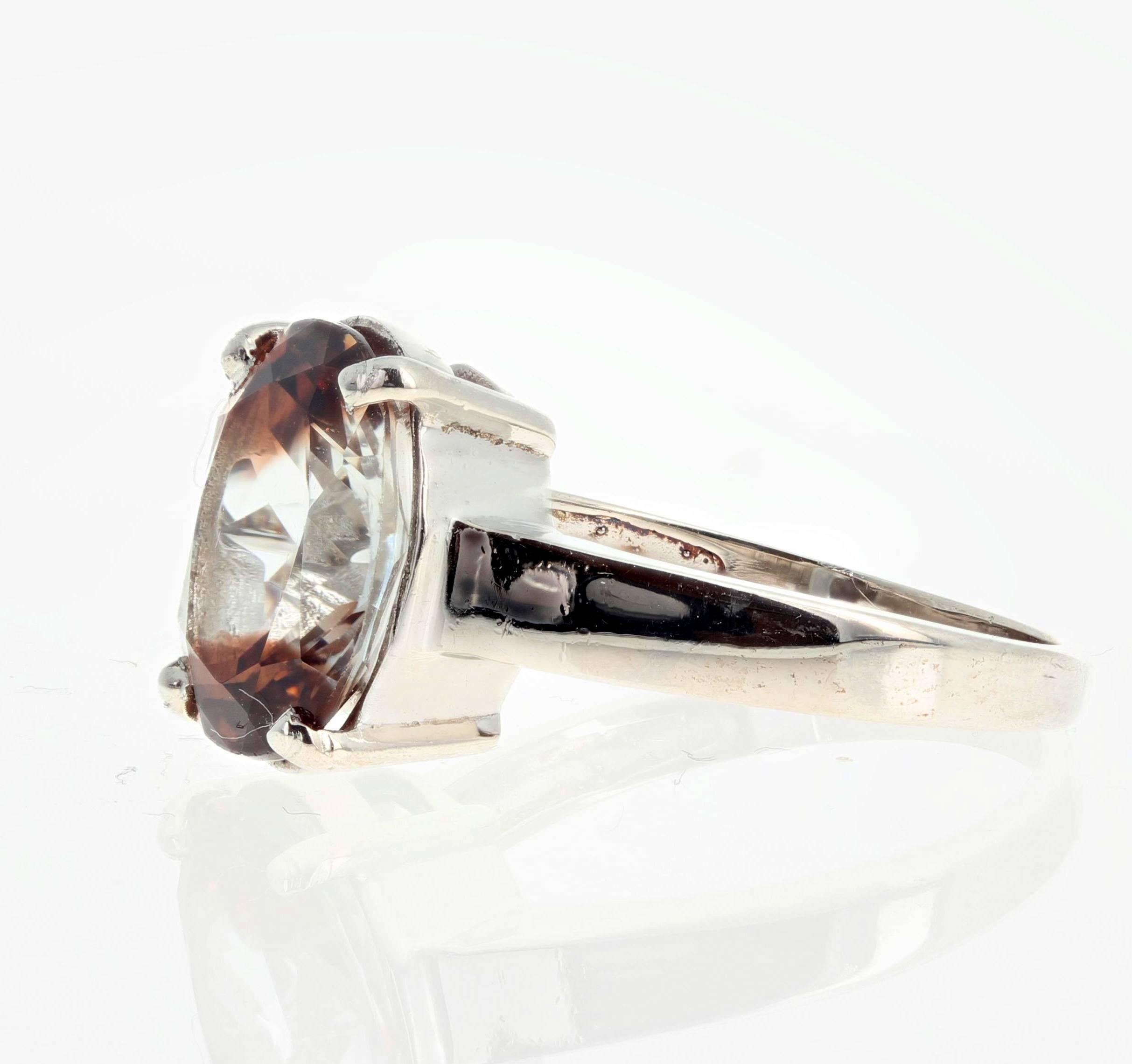 Glittering 5 Carat two-tone goldy/brown 