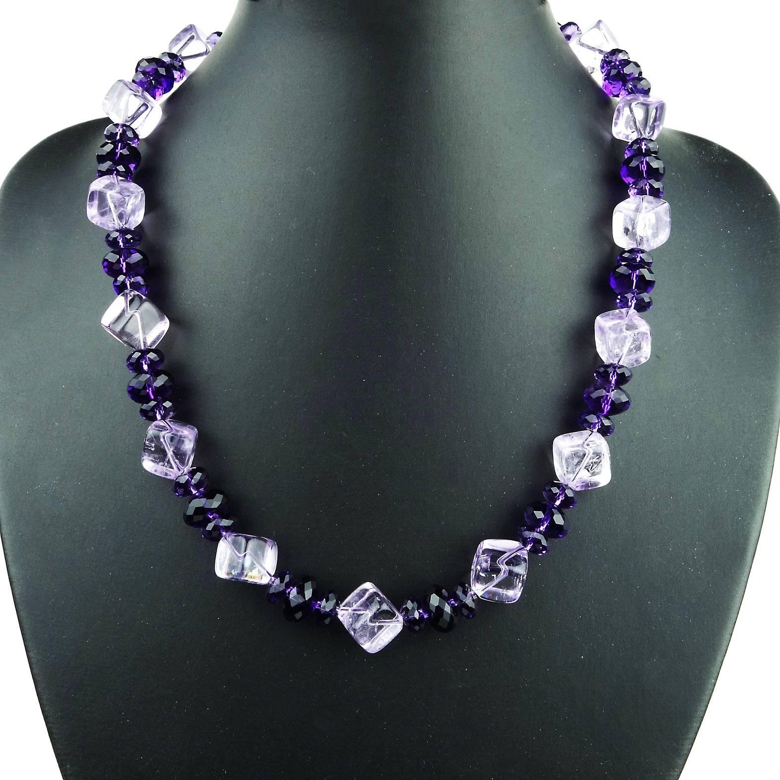 Women's Gemjunky Amethyst Light and Bright  Necklace  February Birthstone