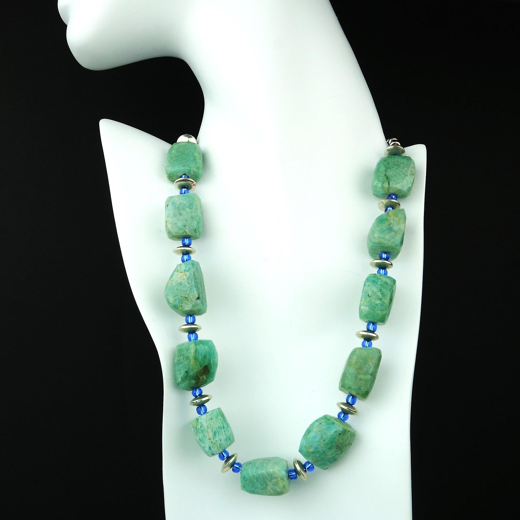 blue amazonite beads