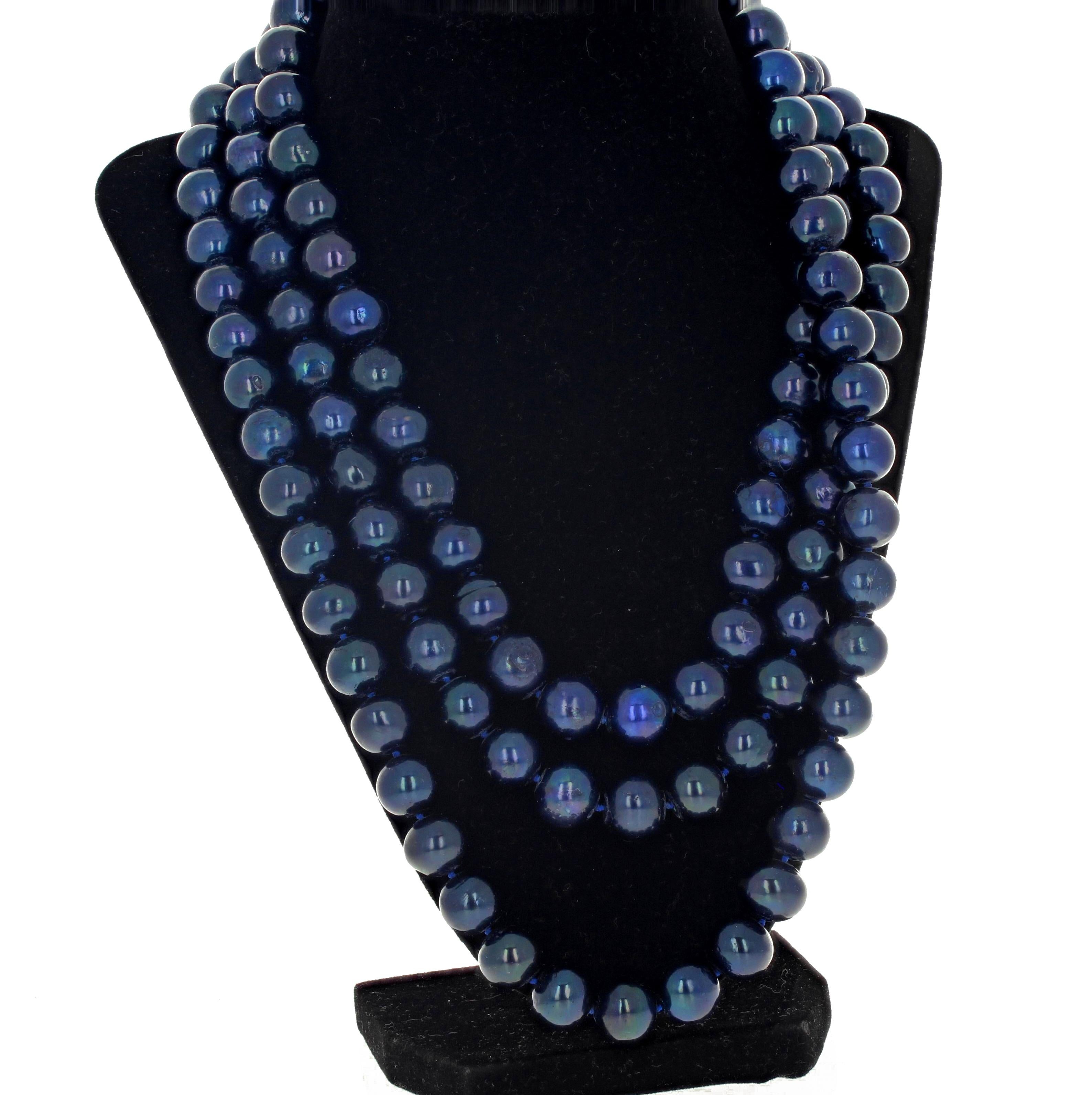 big fireball pearl necklace