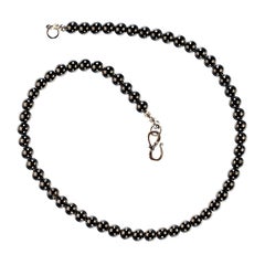 Polished Hematite Bead Necklace by Aria Jewelry Design, 18-Inch