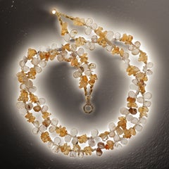 Vintage AJD 18 Inch Sparkling Gemstone 2 strand necklace    Perfect  gift