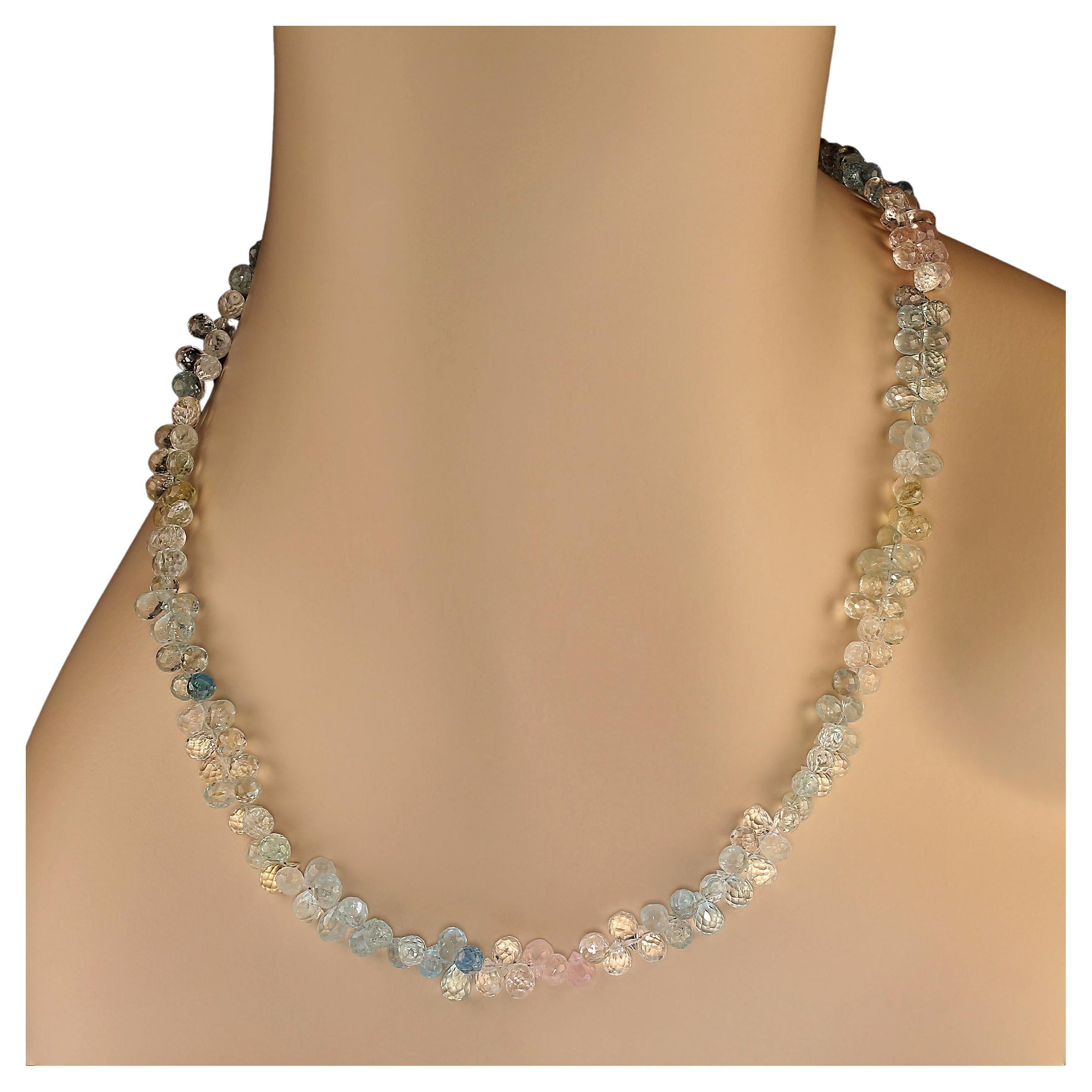 AJD Collana di berilli multicolore lampeggiante e scintillante da 20 pollici per marzo