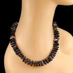 AJD Unique Black Agate Necklace