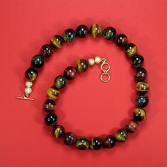 AJD Occhio di Tigre Chatoyant da 18 pollici in più colori Un grande regalo