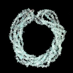 Set di collane con perline "Aqua" di Aria Jewelry Design, stile infinito, 33 pollici