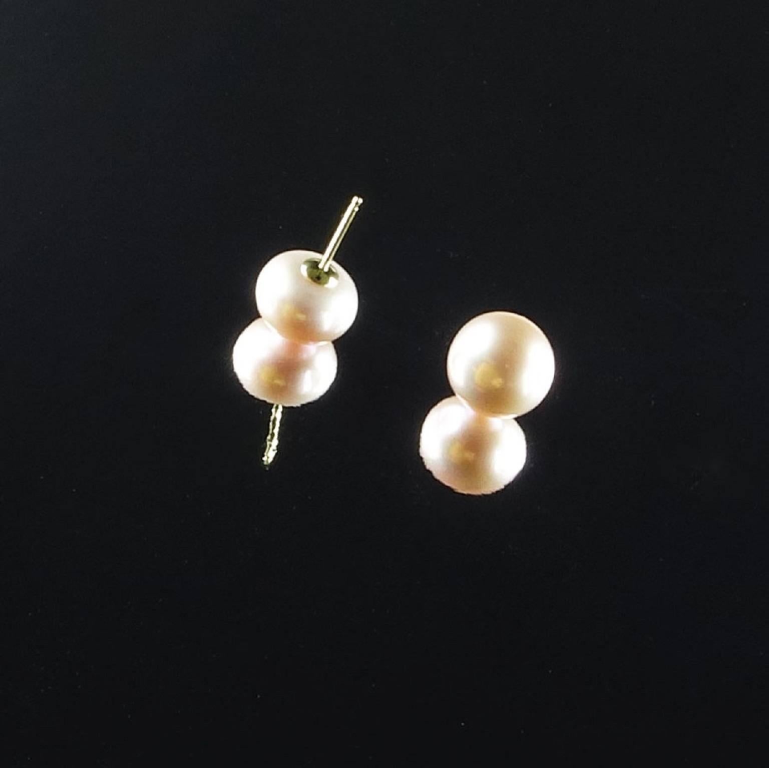 Women's or Men's Pearl Stud Earrings 11MM
