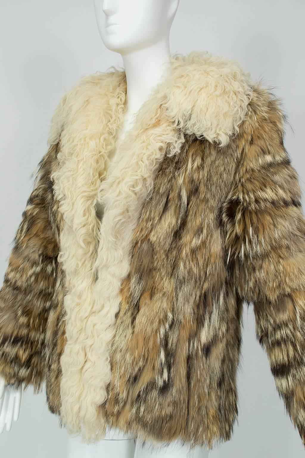 hippie fur coat