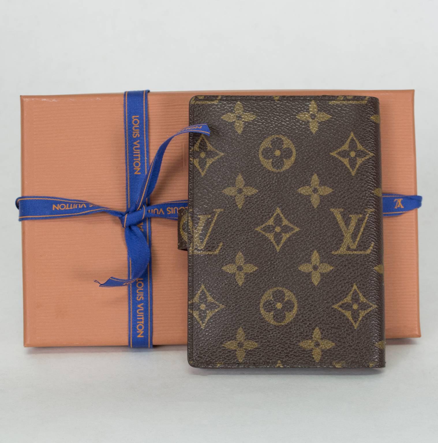For those who enjoy putting pen to paper, there is no more stylish way to maintain your schedule than a Louis Vuitton planner. Small enough to fit in a purse, briefcase or even a coat pocket, this agenda provides the added comfort of a hard copy