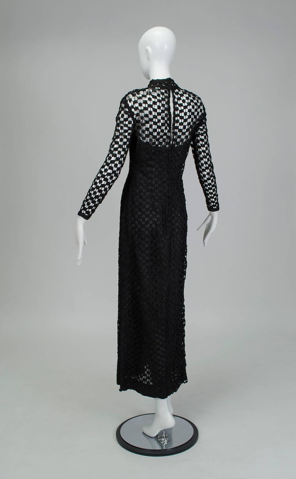 crochet bohemian dress