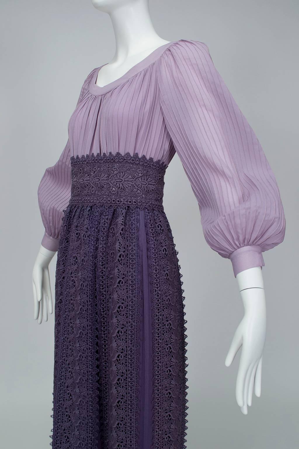 medieval purple dress