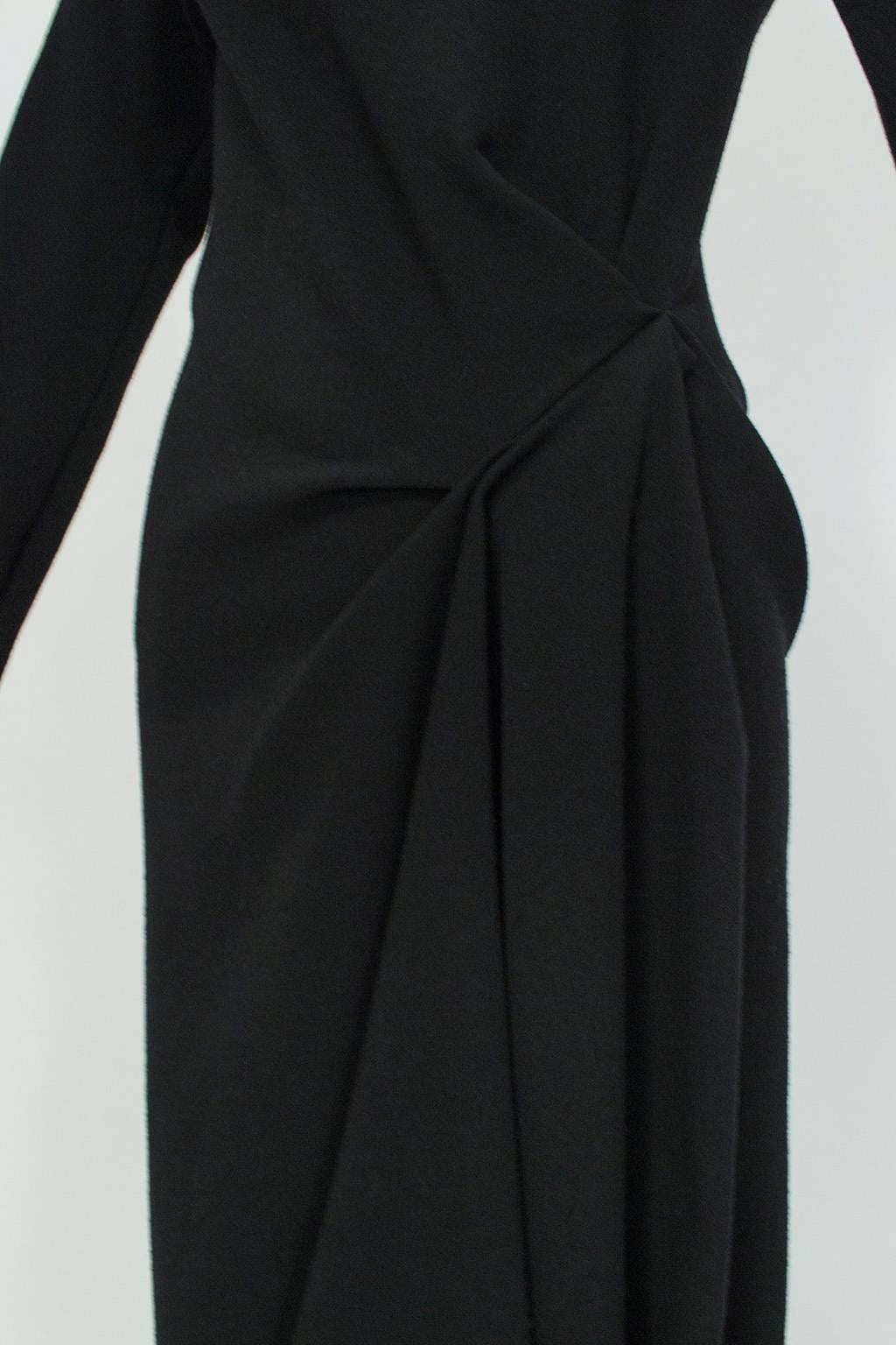 Alber Elbaz for Lanvin Draped Asymmetrical Cocktail Dress, 2012 3