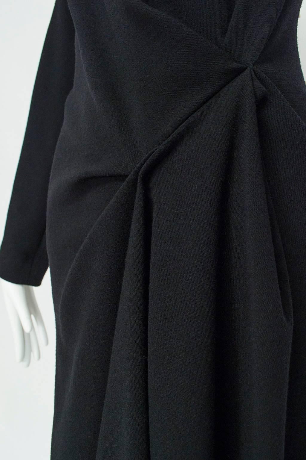 Alber Elbaz for Lanvin Draped Asymmetrical Cocktail Dress, 2012 4