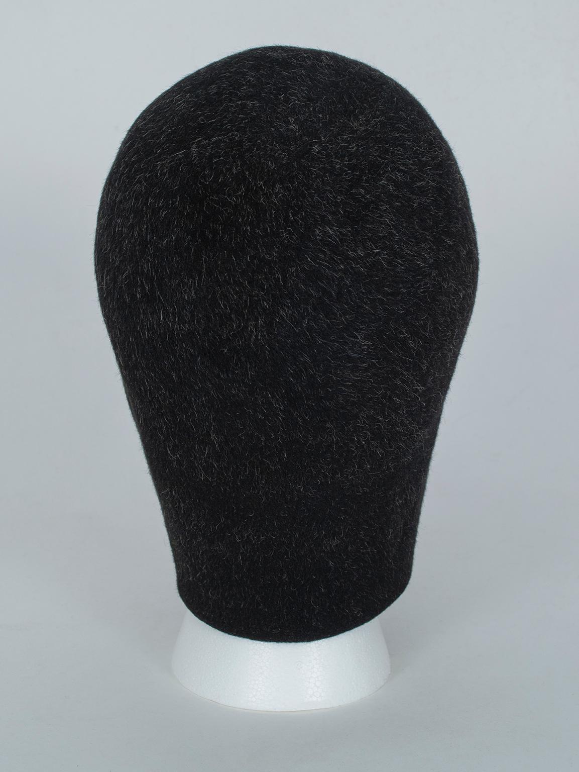 Gray Gustave Tassell Charcoal Balaclava Helmet - Original Tags, 1960s