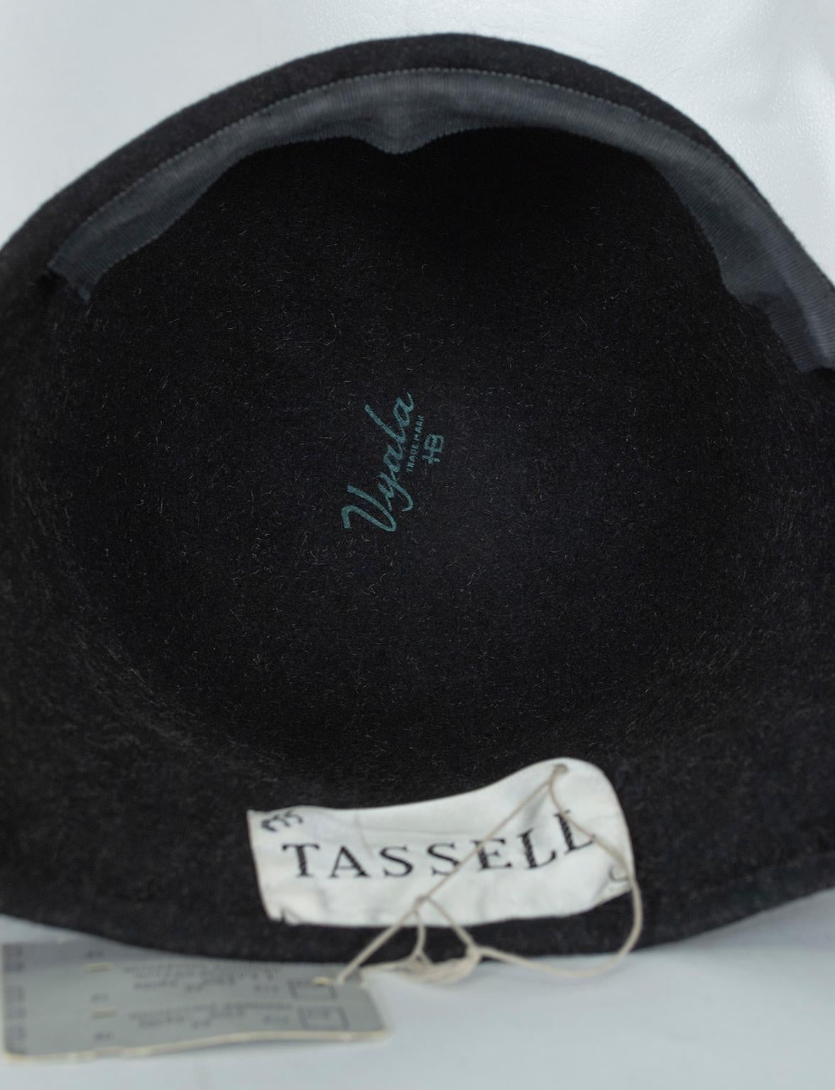 Gustave Tassell Charcoal Balaclava Helmet - Original Tags, 1960s 2