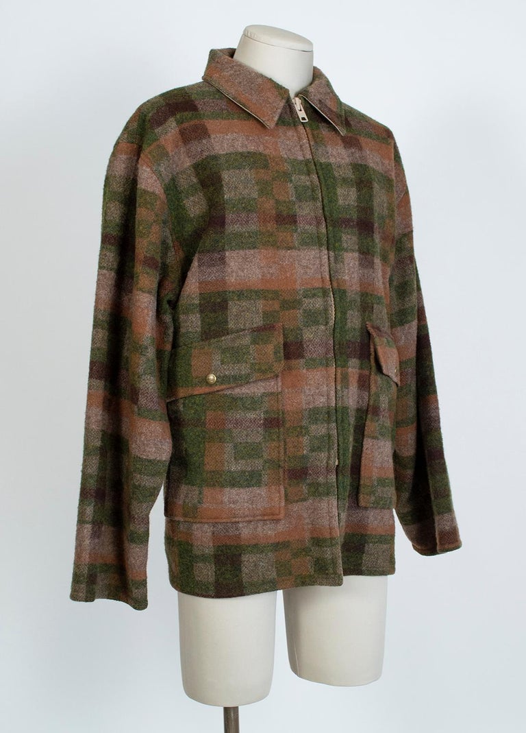 Men’s LL Bean *Large Size* CamoKhaki Reversible Field Bush Jacket