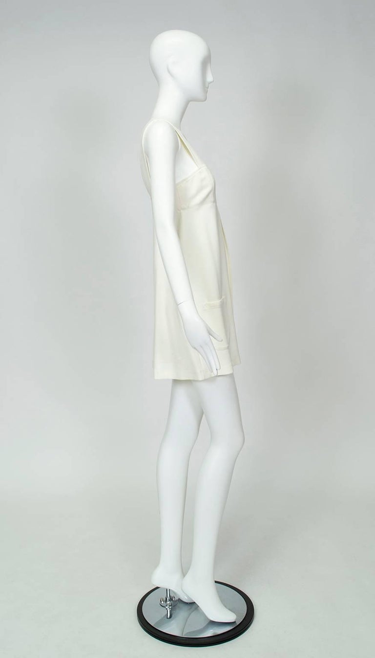 White von Furstenberg Empire Pinafore Tunic Micro Mini Dress - XS, 21st ...