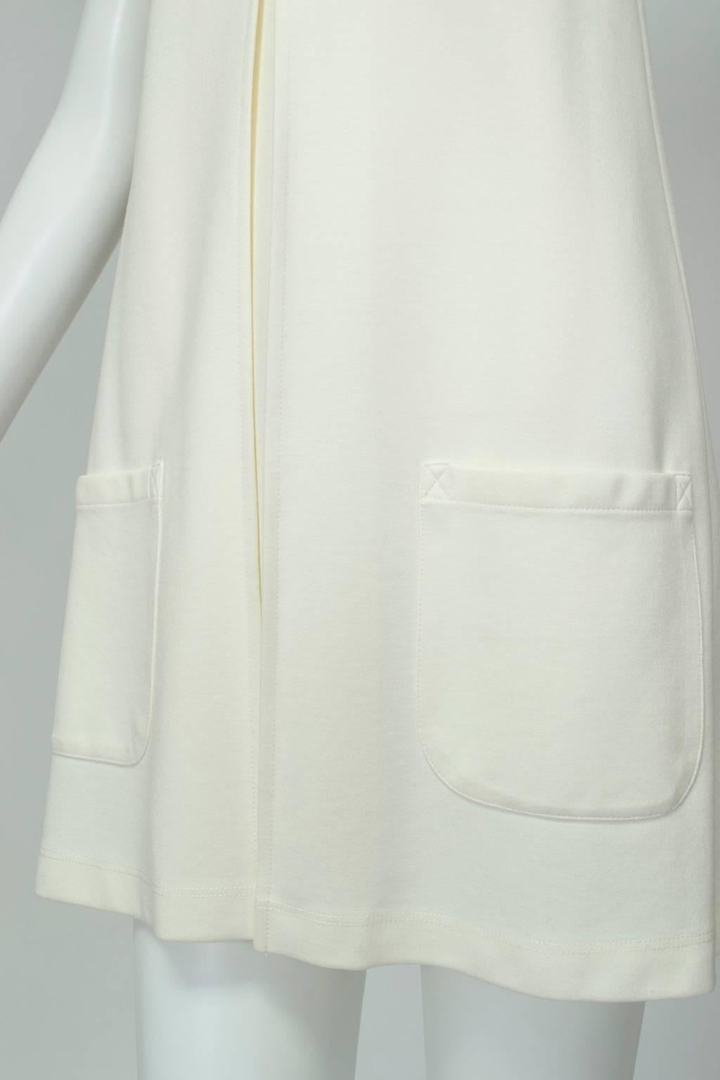 White von Furstenberg Empire Pinafore Tunic Micro Mini Dress - XS, 21st Century 1