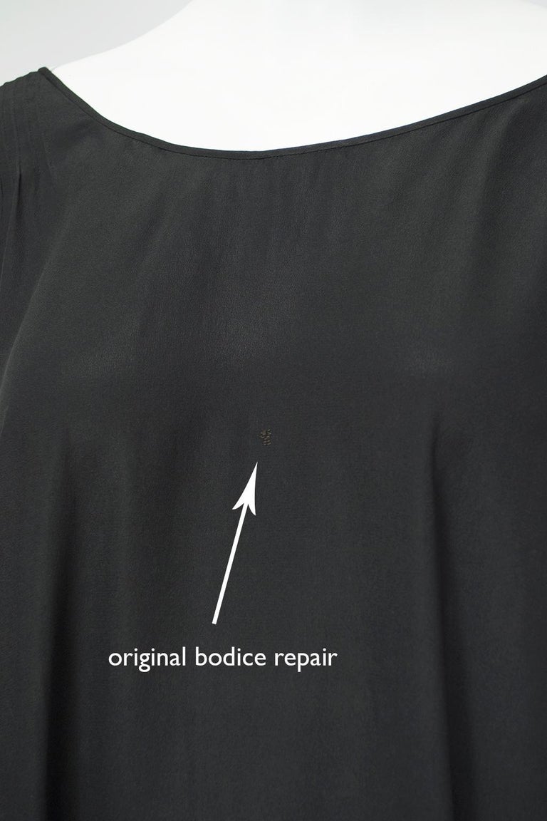 Black *Large Size* Jazz Baby Backless Fringed Wrapping Flapper Dress M