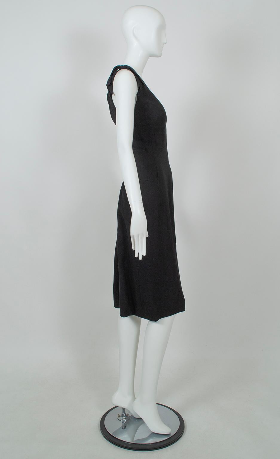 knotted shoulder dress