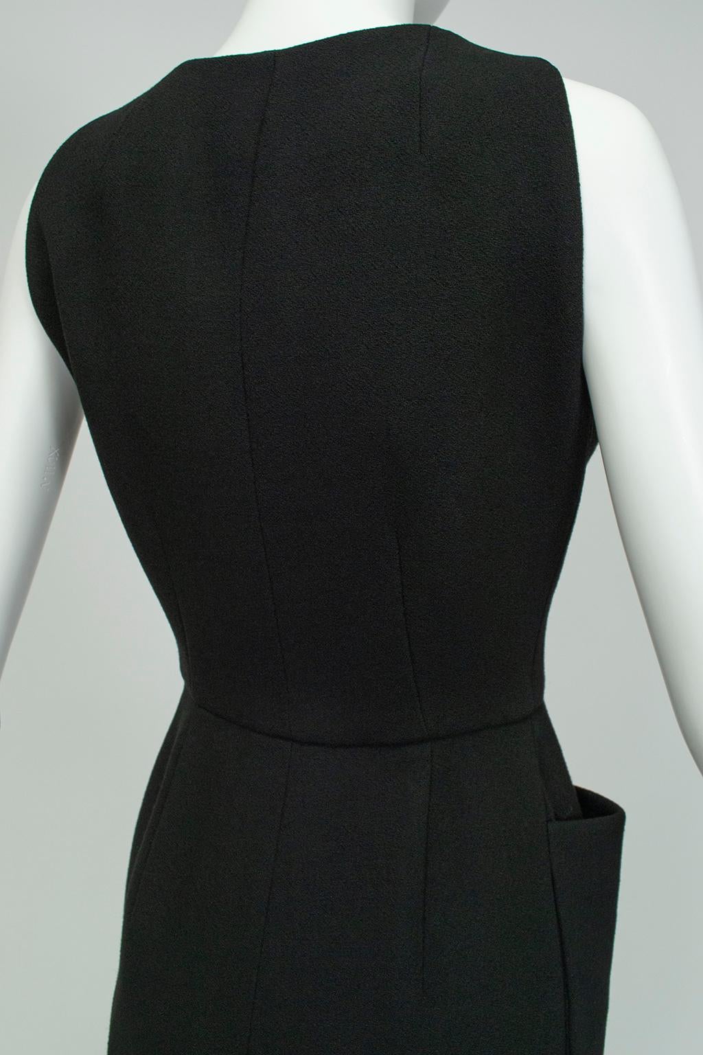 Geoffrey Beene Patch Pocket Column Sheath Dress, 1973 2