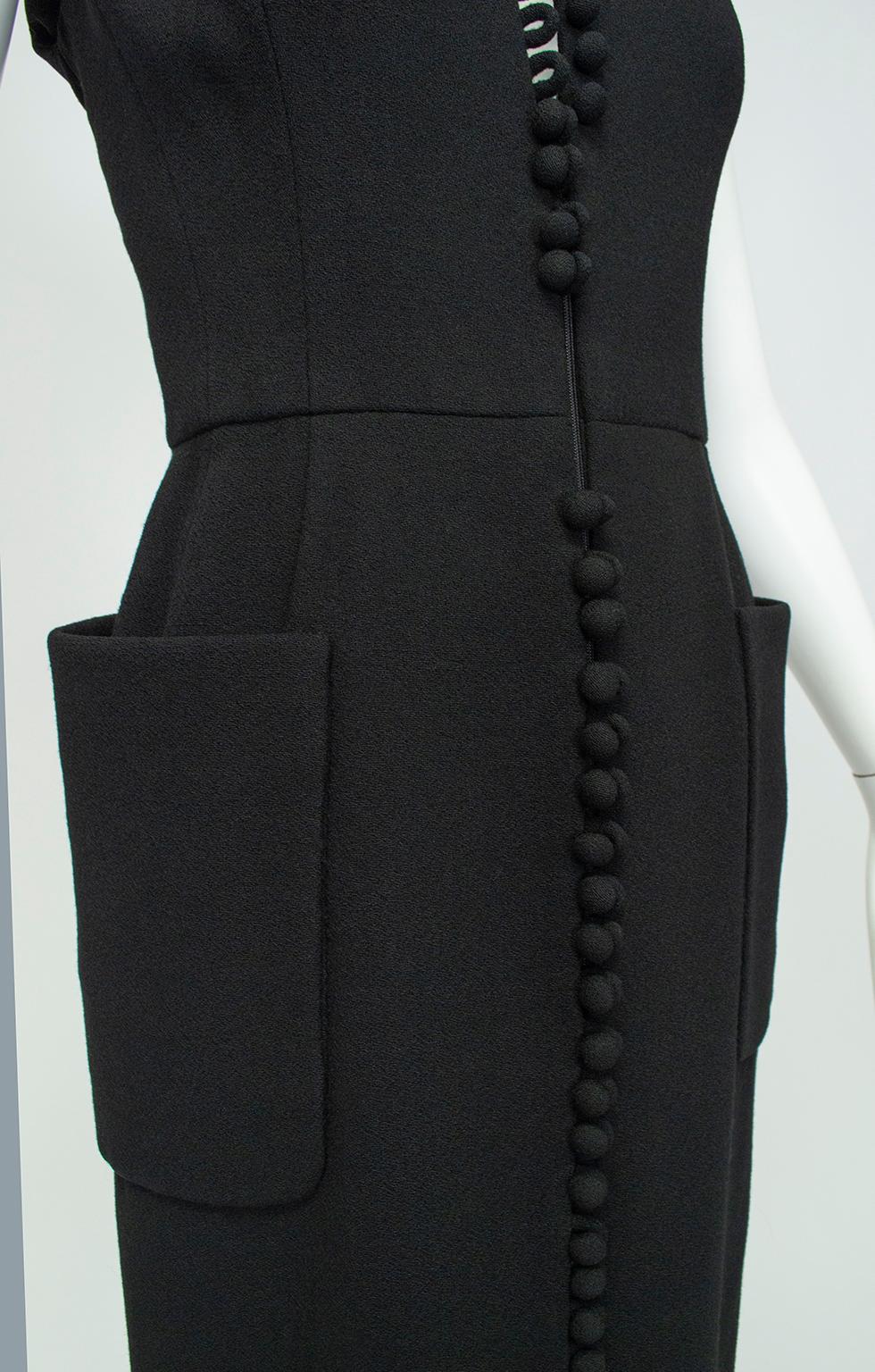 Geoffrey Beene Patch Pocket Column Sheath Dress, 1973 4