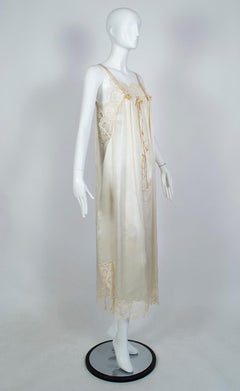 Edwardian Charmeuse and Lace Dressing Gown, 1924